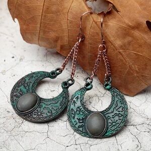 Gorgeous Patina Dangles